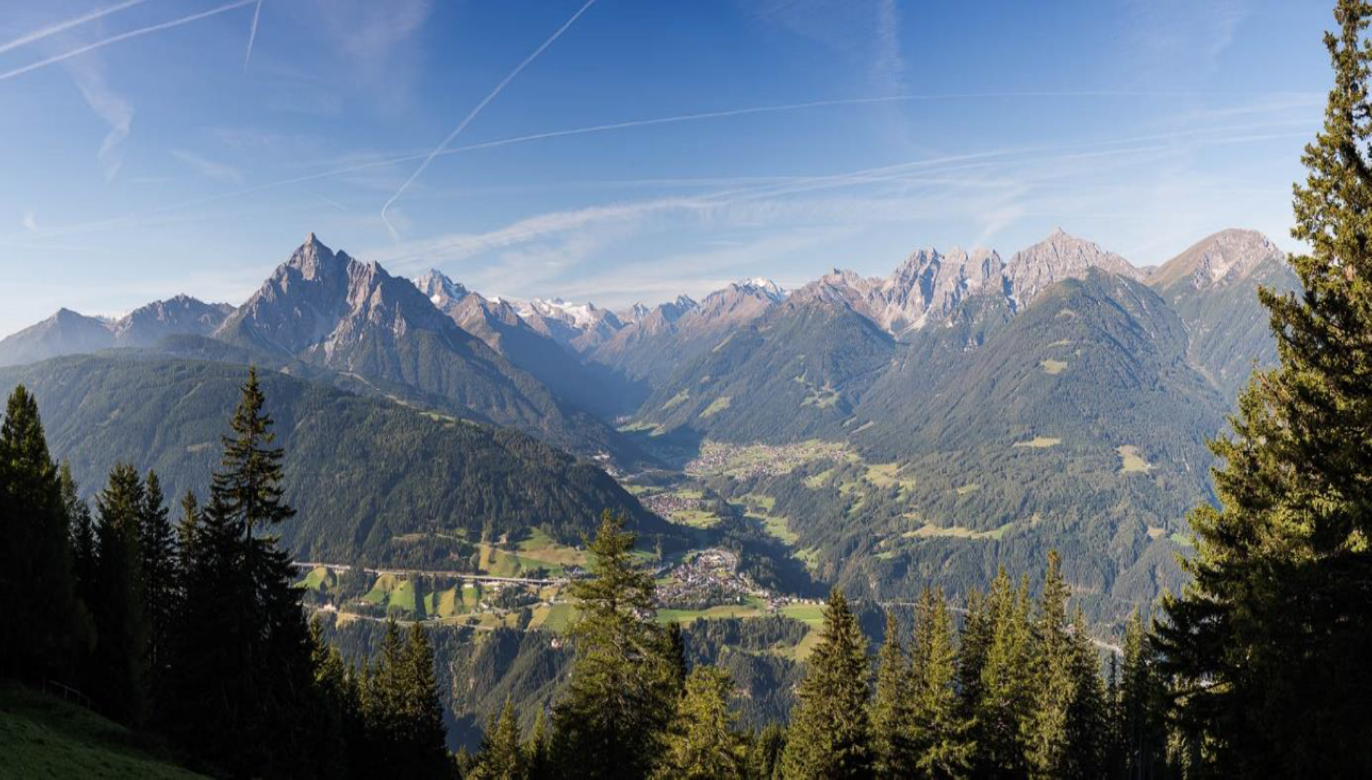 Bergpanorama der Stubaier Alpen