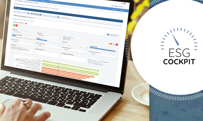 Fit für CSRD und EU-Taxonomie und andere Nachhaltigkeitsstandards mit dem ESG-Cockpit