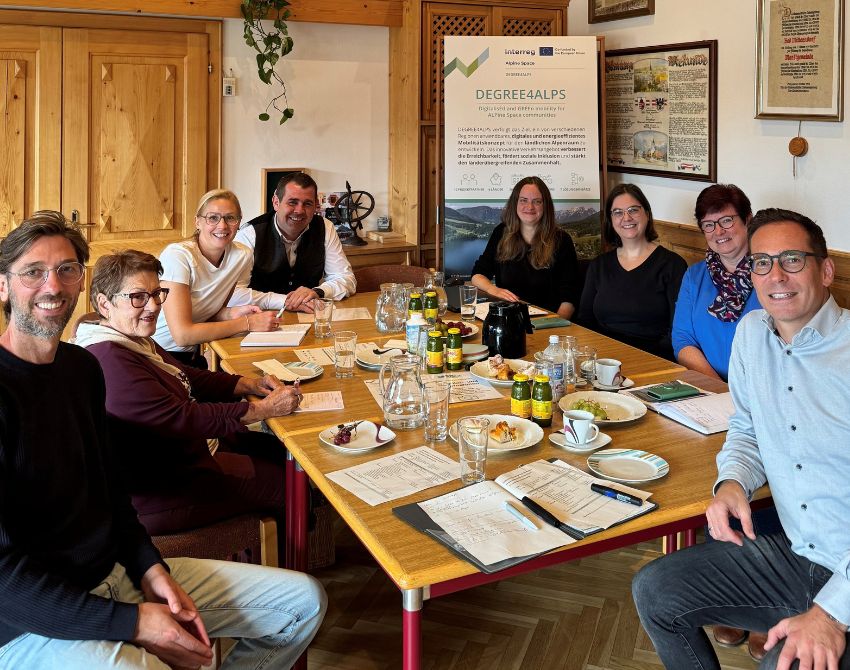 ein Gruppenfoto vom 3.Degree4Alps-Workshop