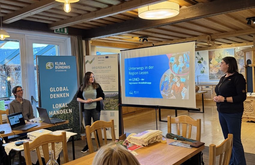 Präsentation "Unterwegs in der Region Liezen" und die Vortragenden