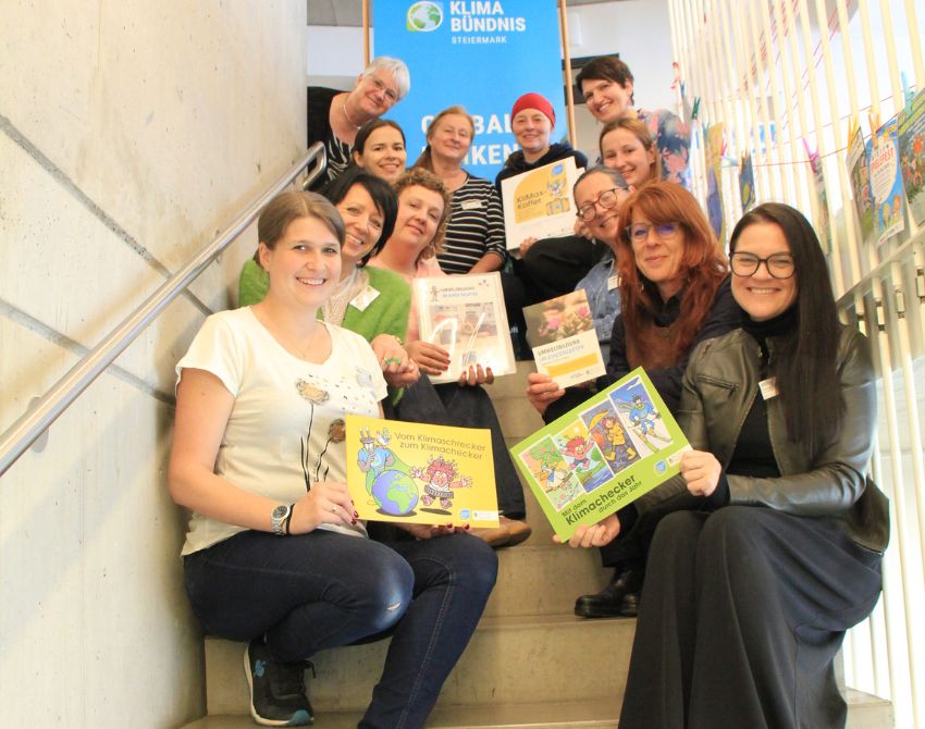 Teilnehmerinnen des Umweltschutzlehrganges