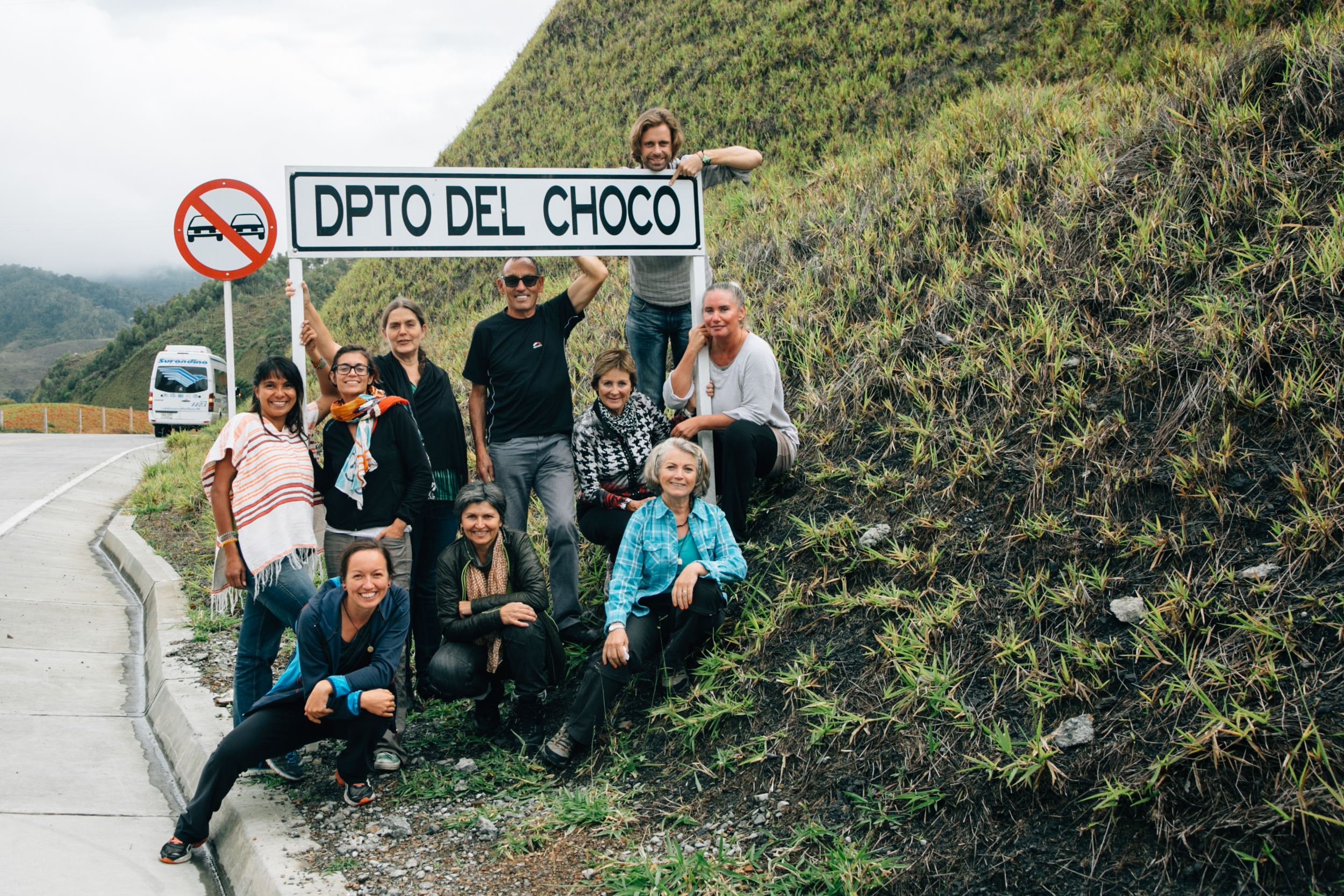 Delegationsgruppe in Chocó