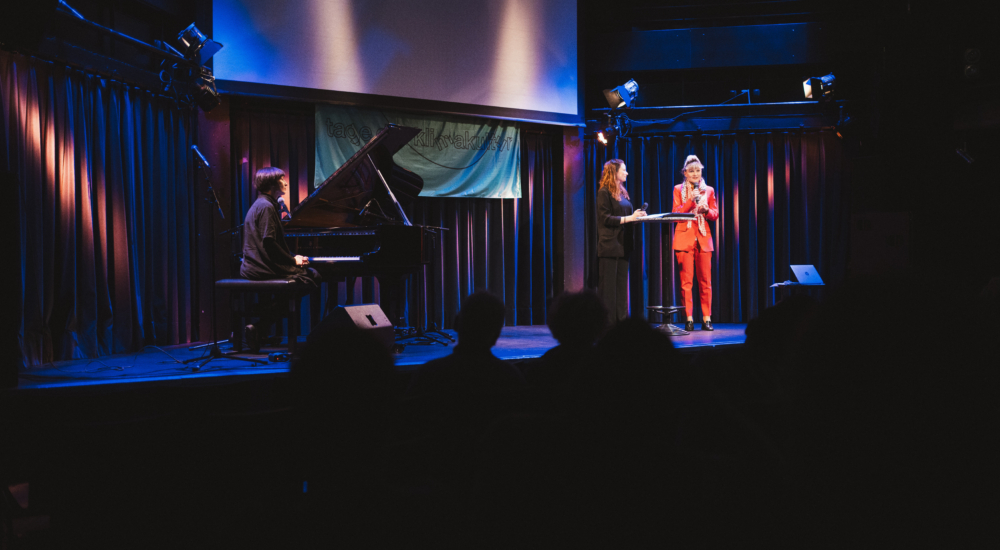 Eröffnungsfeier der Tage der Klimakultur 2025 im Treibhaus mit einem Konzert von Sigrid Horn und Eröffnungsworten von Melanie Wiener
